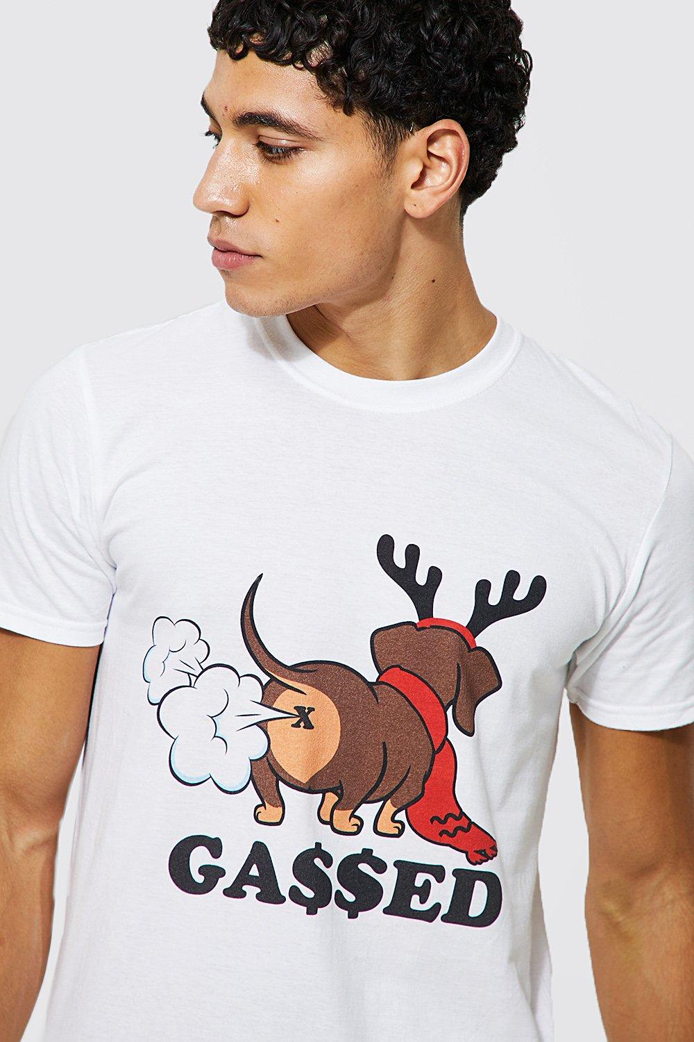 Gassed Christmas T shirt