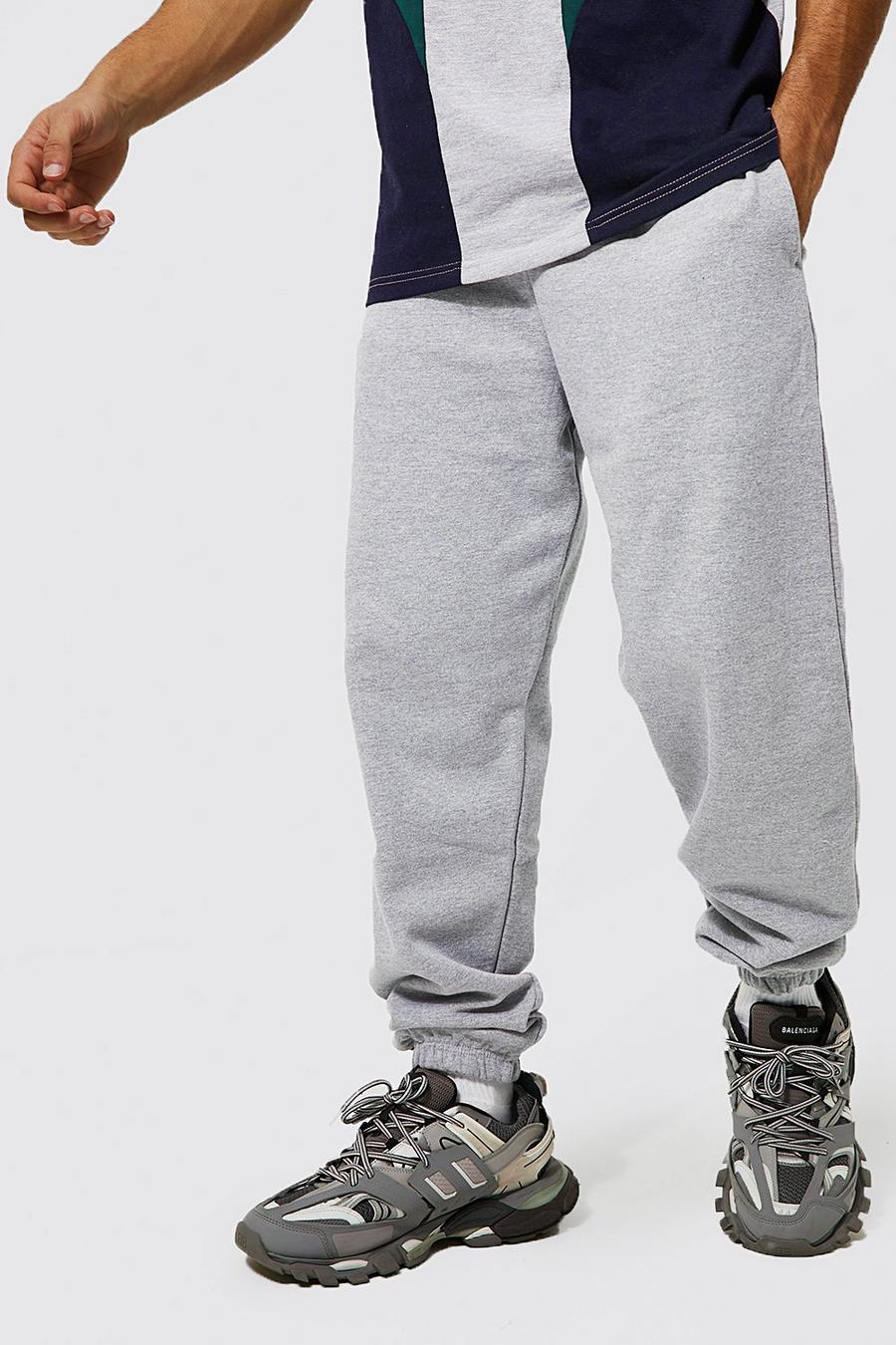 Grey marl Basic Loose Fit Joggers image number 1