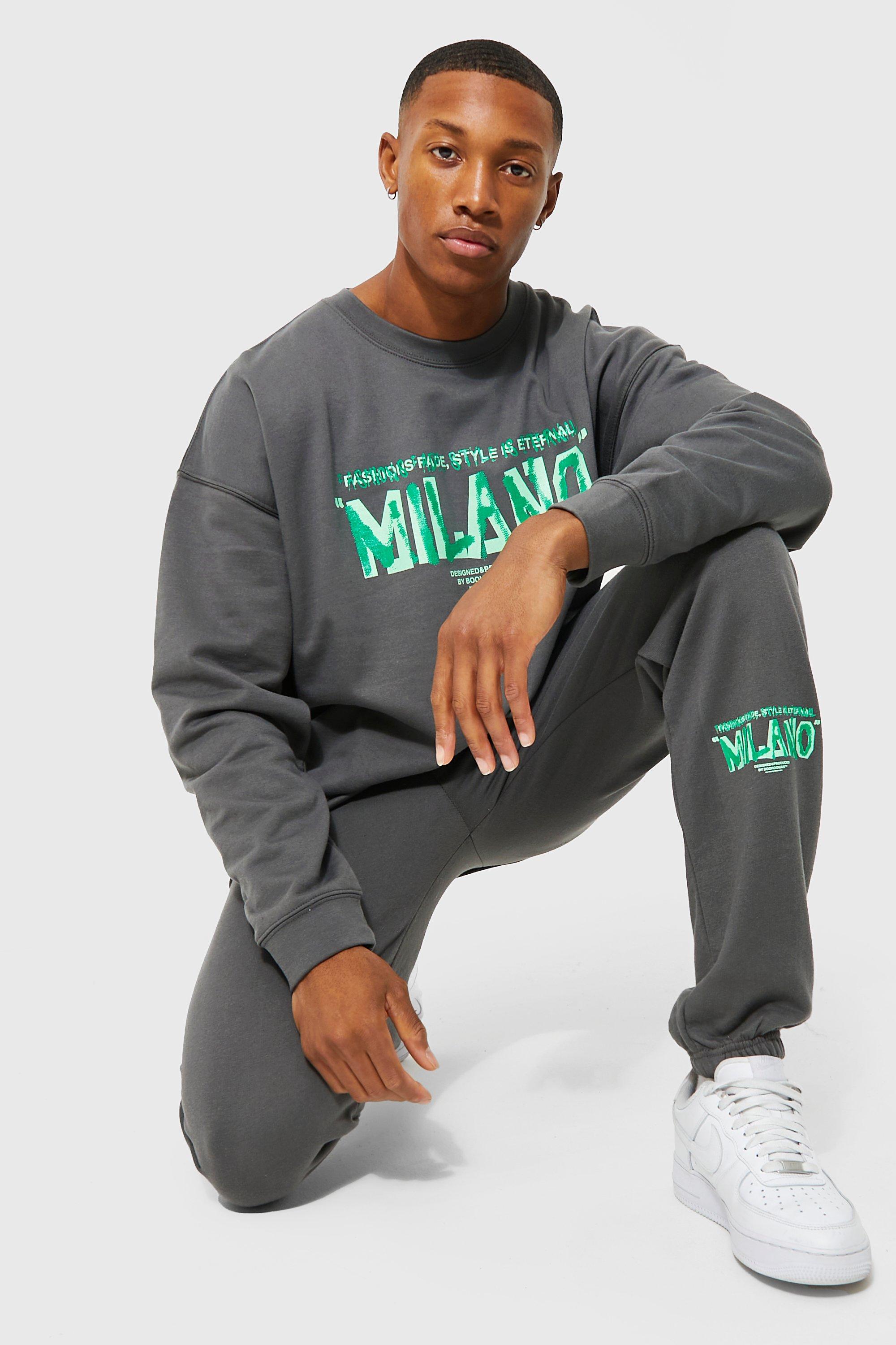 Milano store sweatsuit mens