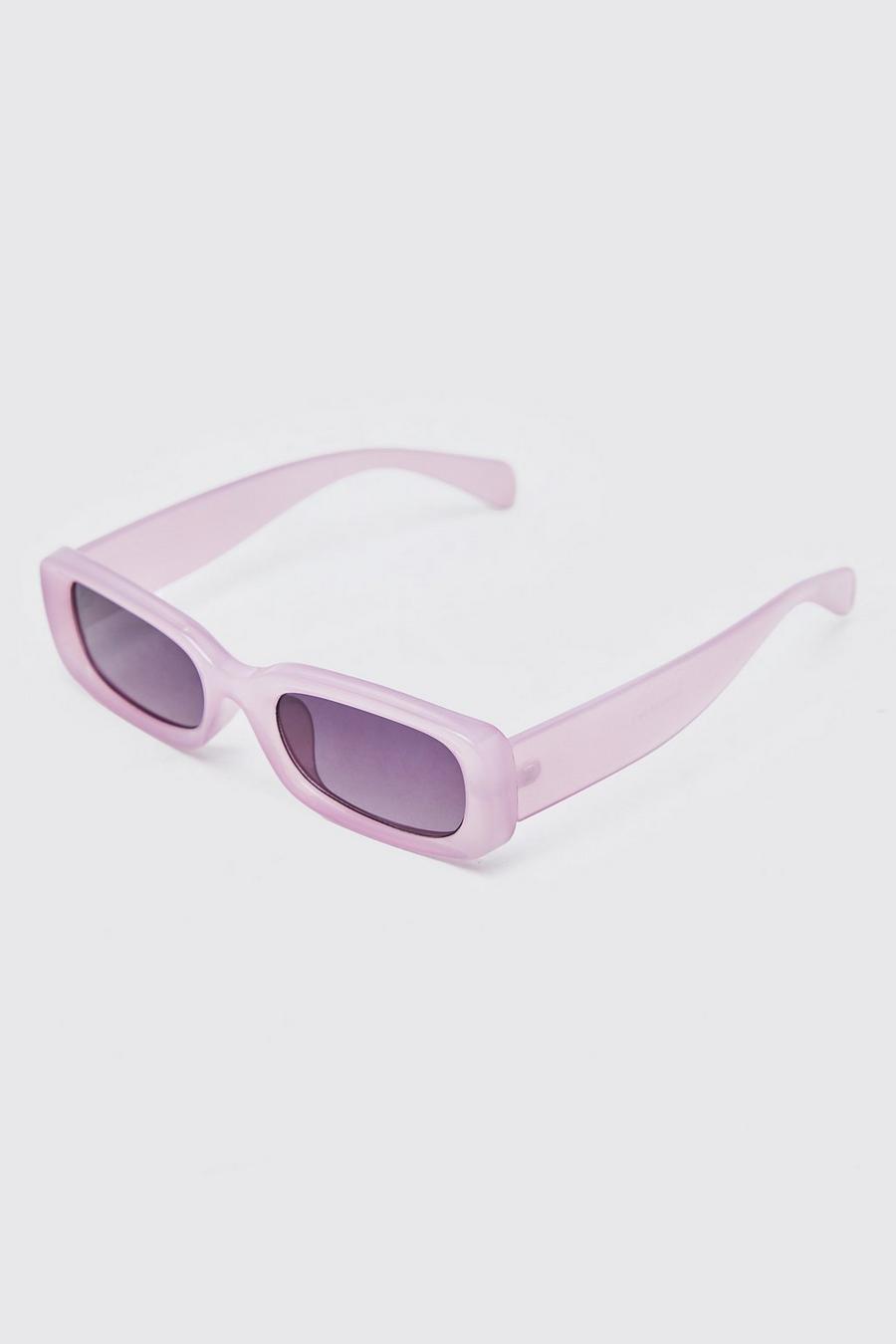 Klobige Sonnenbrille aus Plastik, Lilac image number 1