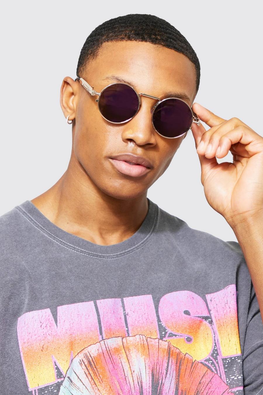 Purple violet Vintage Crew Arm Sunglasses image number 1