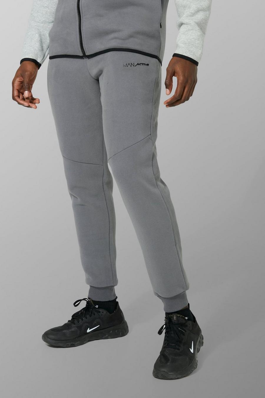 Charcoal Man Active Tapered Jogger image number 1