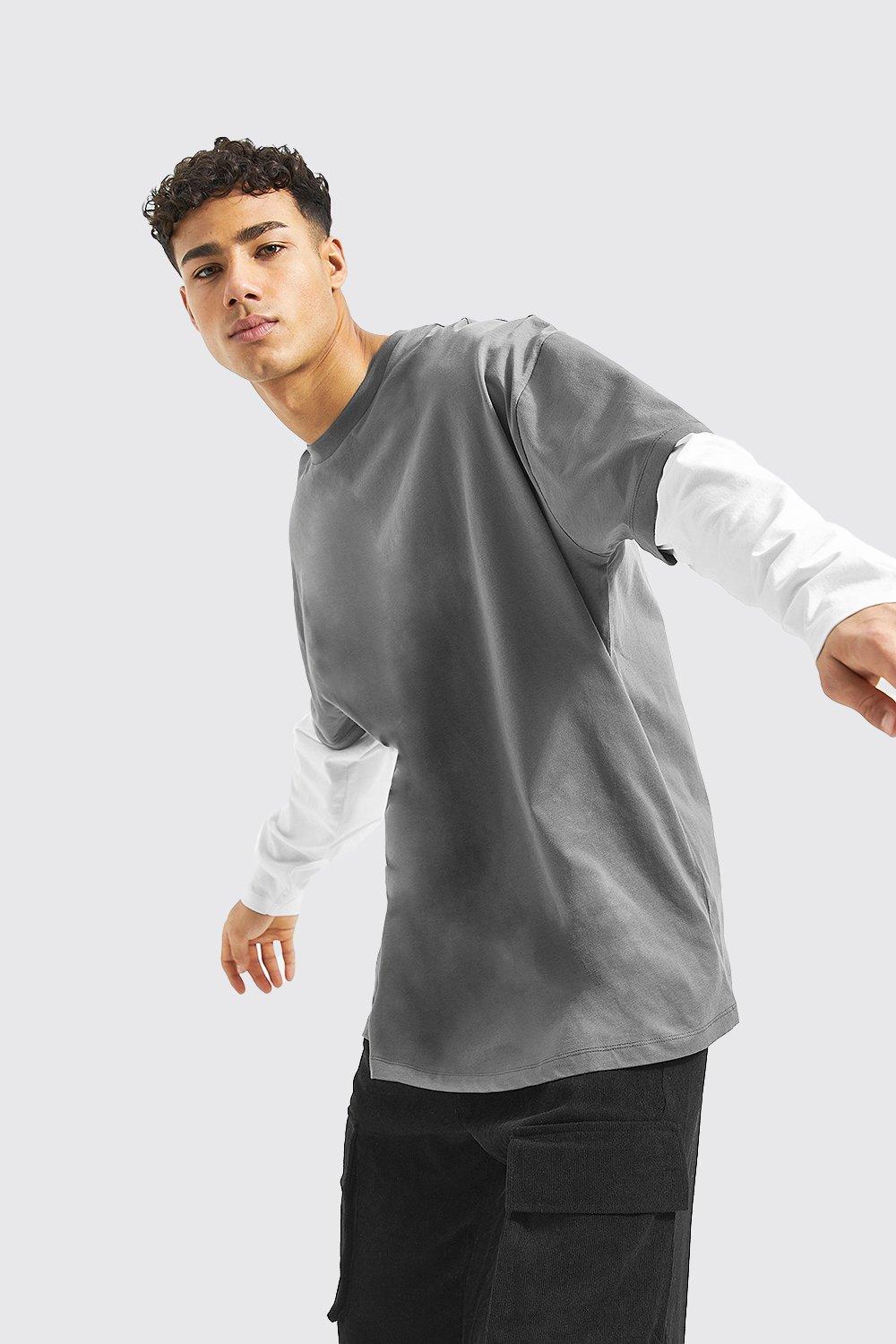 layered long sleeve t shirt