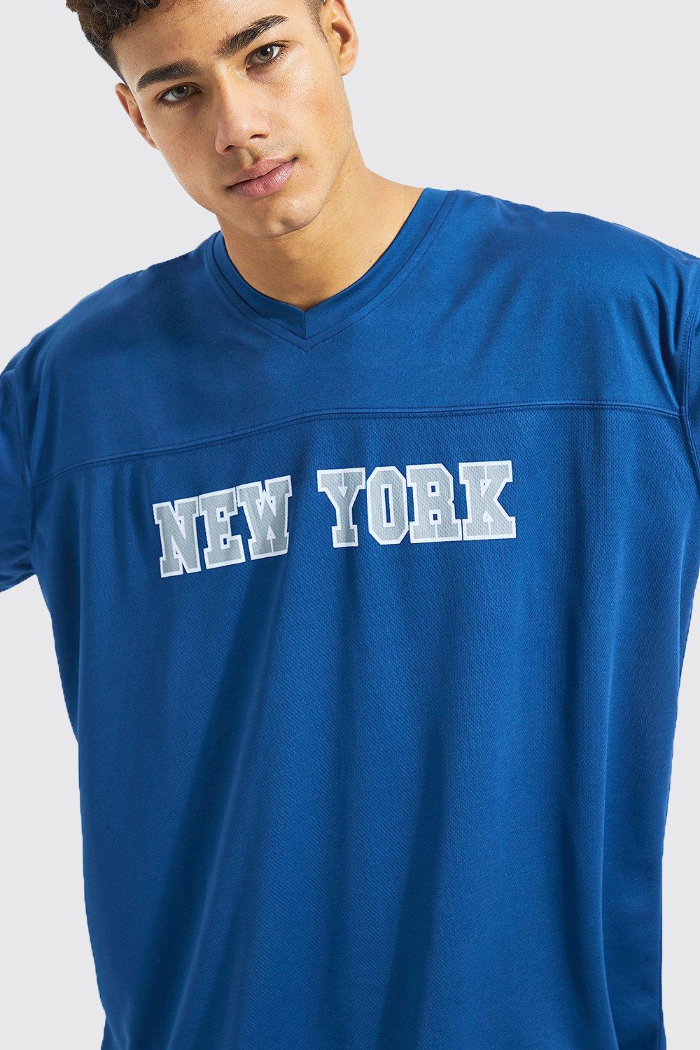 New York Yankees Boy Teddy 3/4 Navy Blue Sleeve Raglan