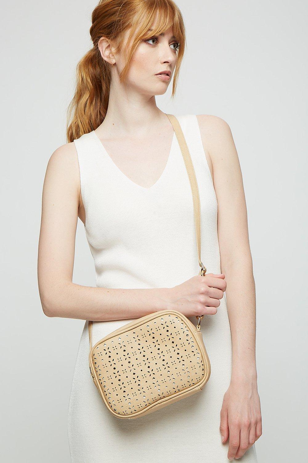 Midi Sac - Rattan in Cream