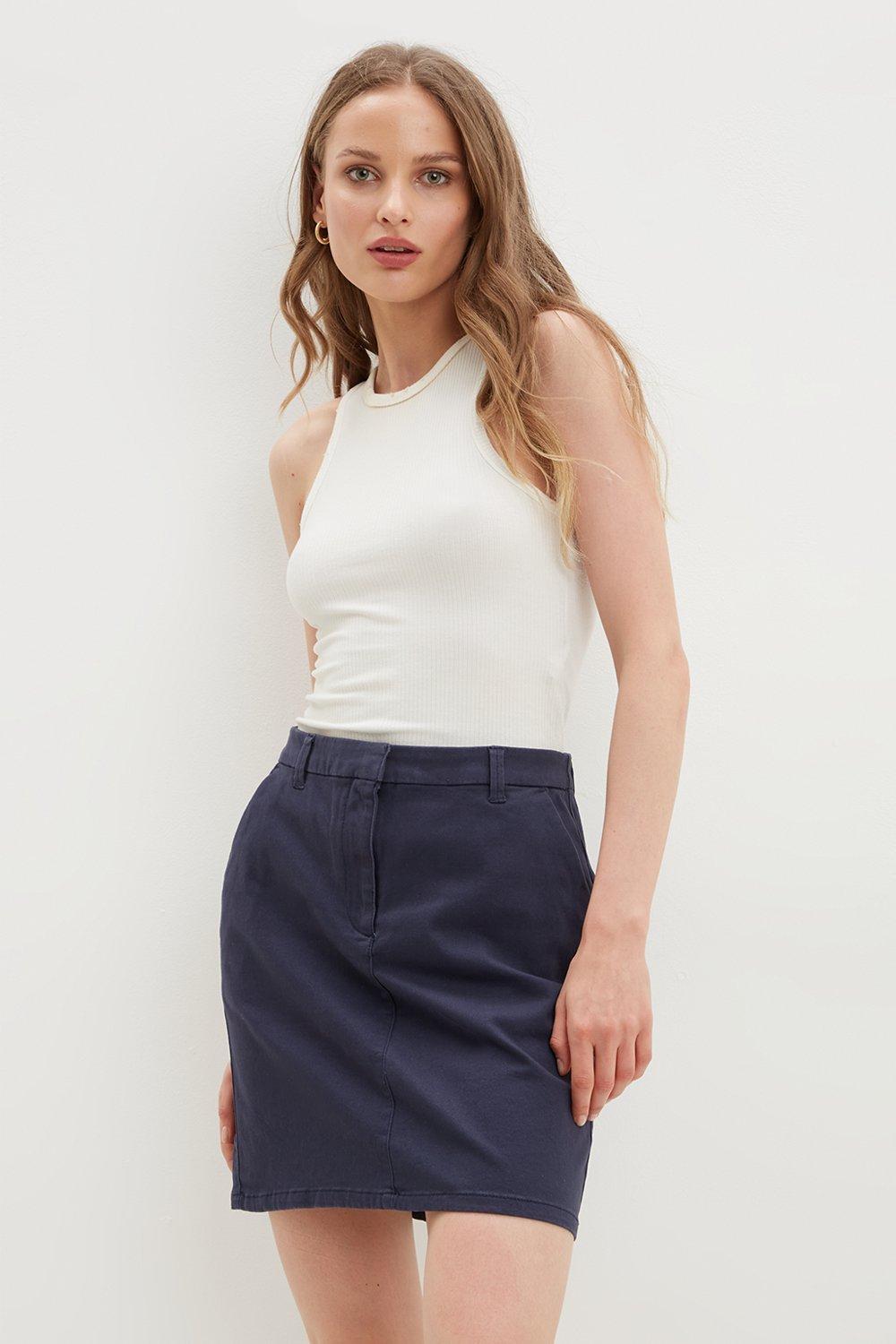 Skirts | Chino Mini Skirt | Dorothy Perkins