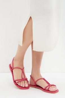 Dorothy Perkins pink Leather Pink Justine Tubular Sandal