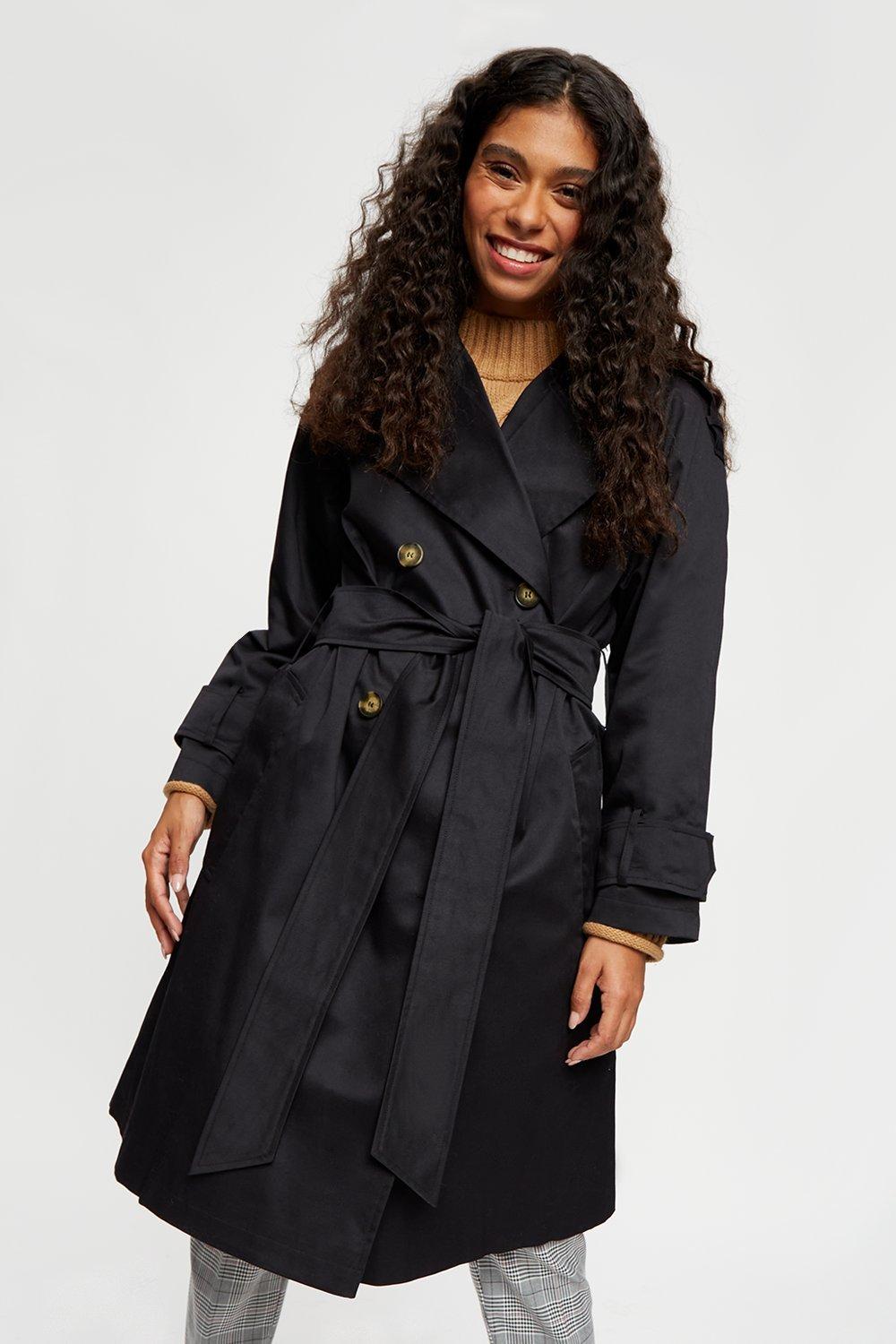 Jackets & Coats | Petite Trench Coat | Dorothy Perkins