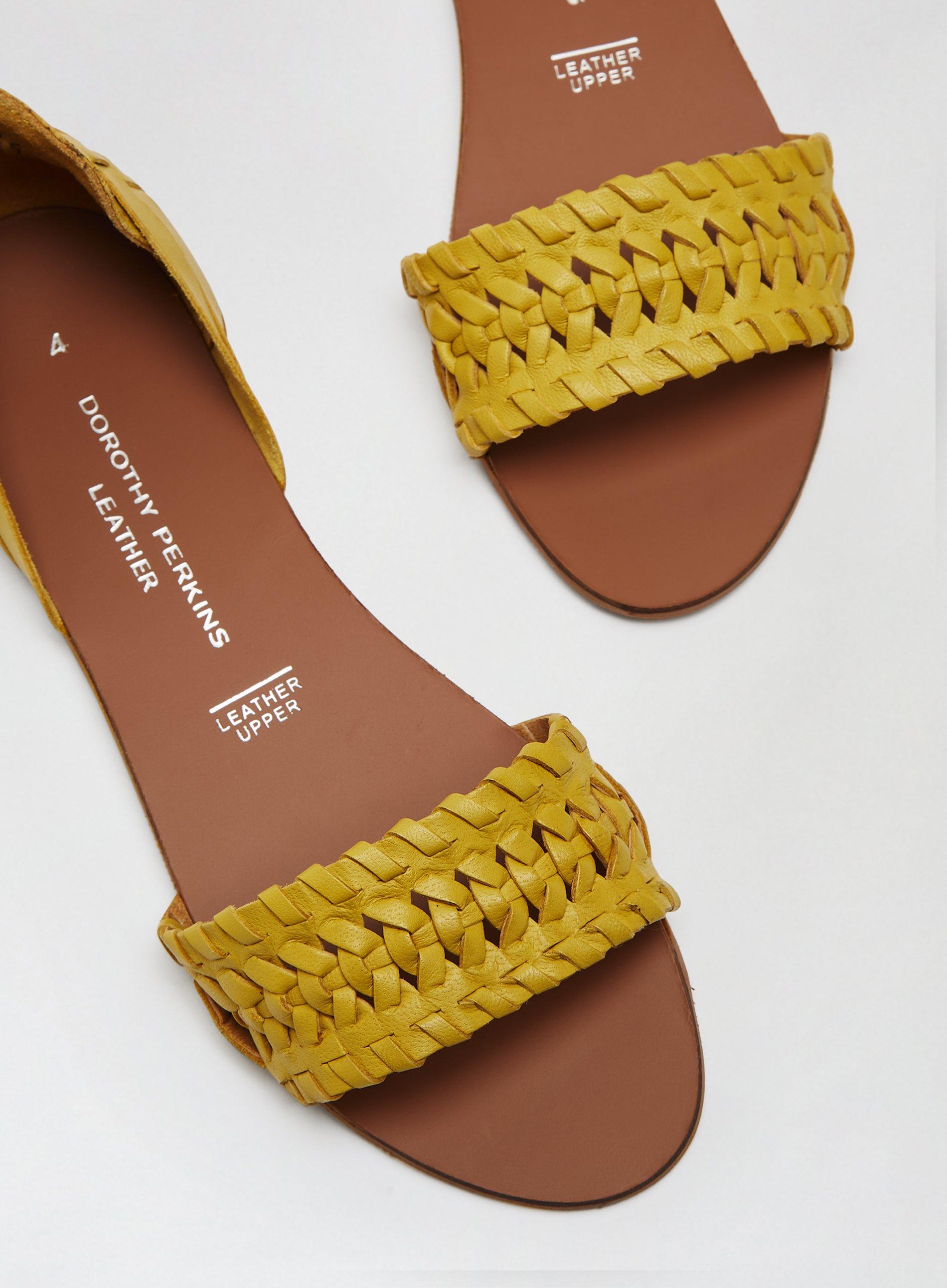 debenhams yellow sandals