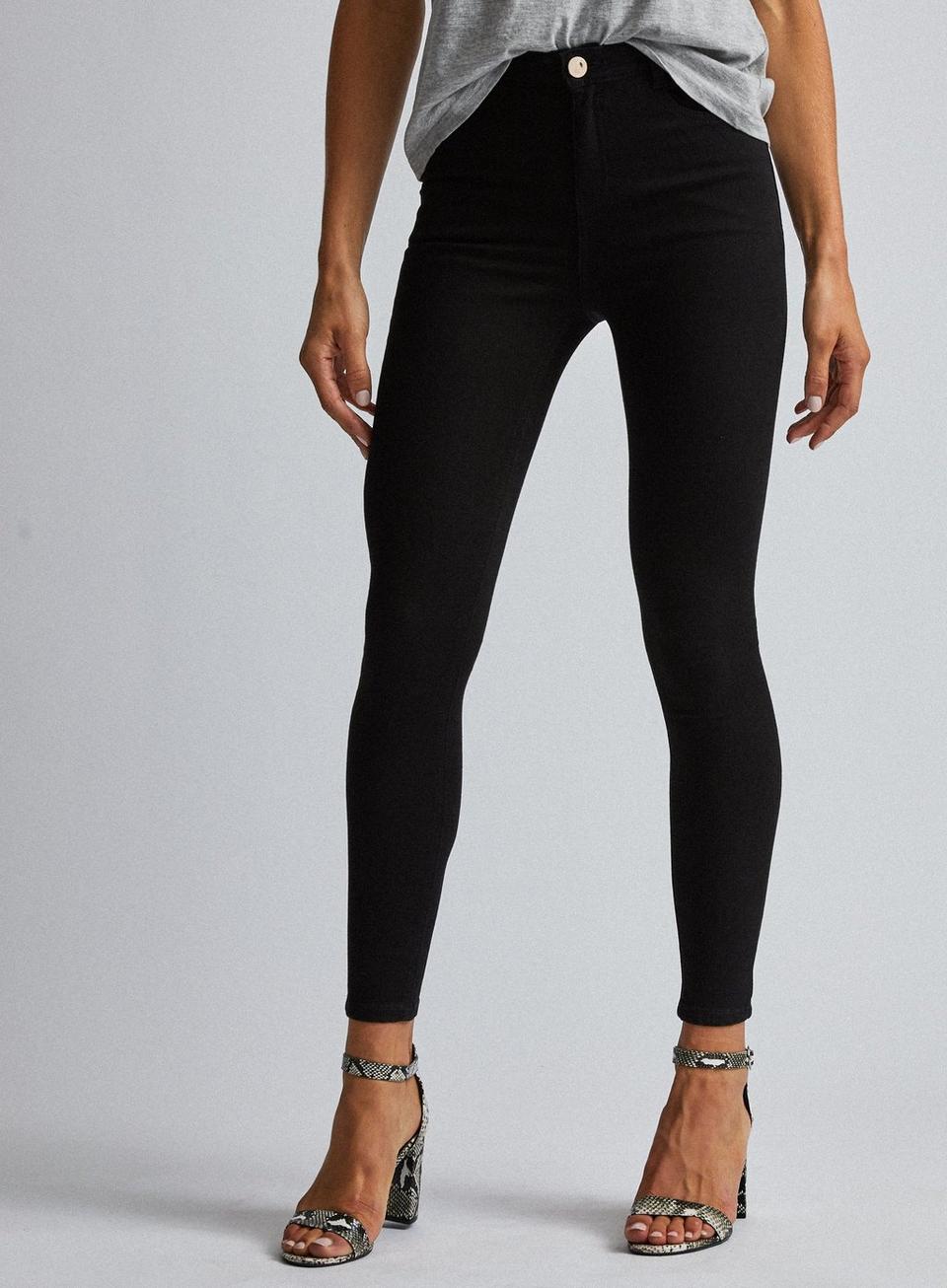 Jeans | Black Short Shape and Lift Denim Jeans | Dorothy Perkins