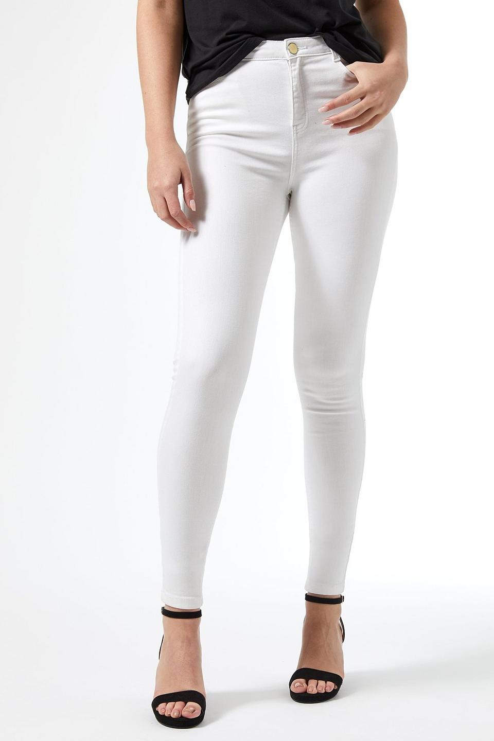 Jeans | Tall White Shape and Lift Denim Jeans | Dorothy Perkins