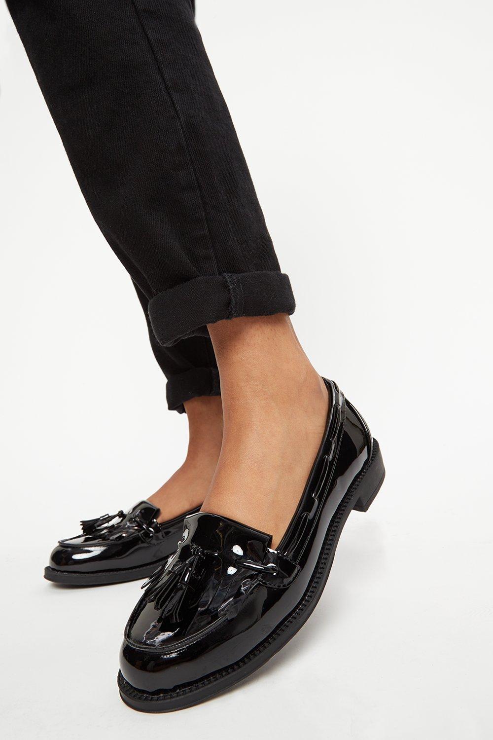 Flats | Lex Fringe Loafers | Dorothy Perkins