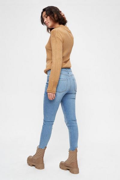 Dorothy Perkins mid wash Petite Mid Wash Darcy Jeans