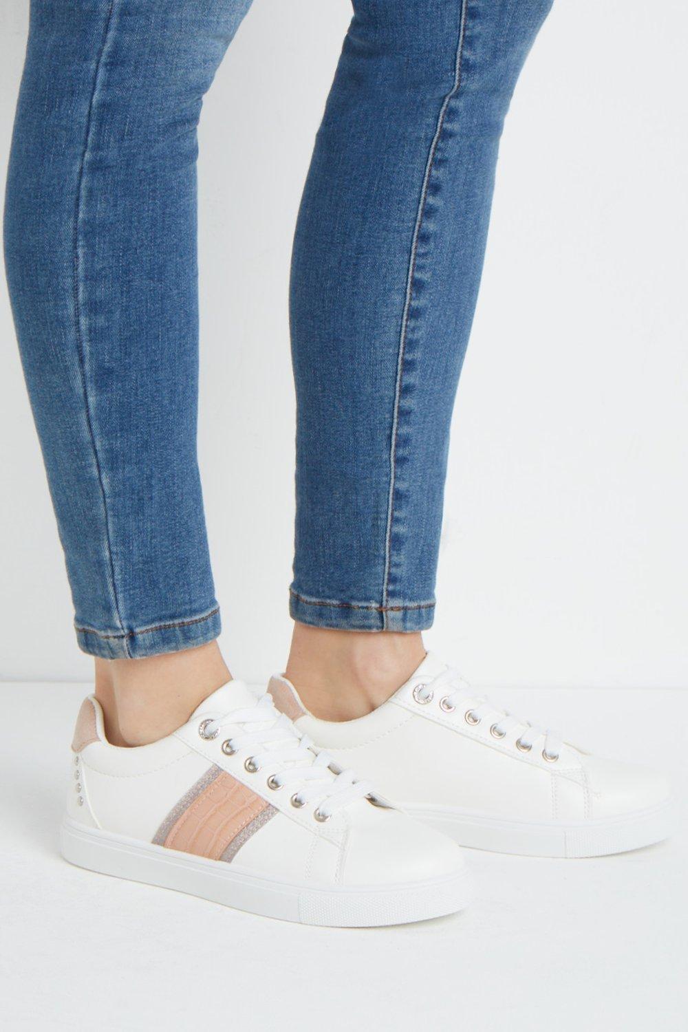 Trainers | Nia Side Stripe Trainer | Dorothy Perkins