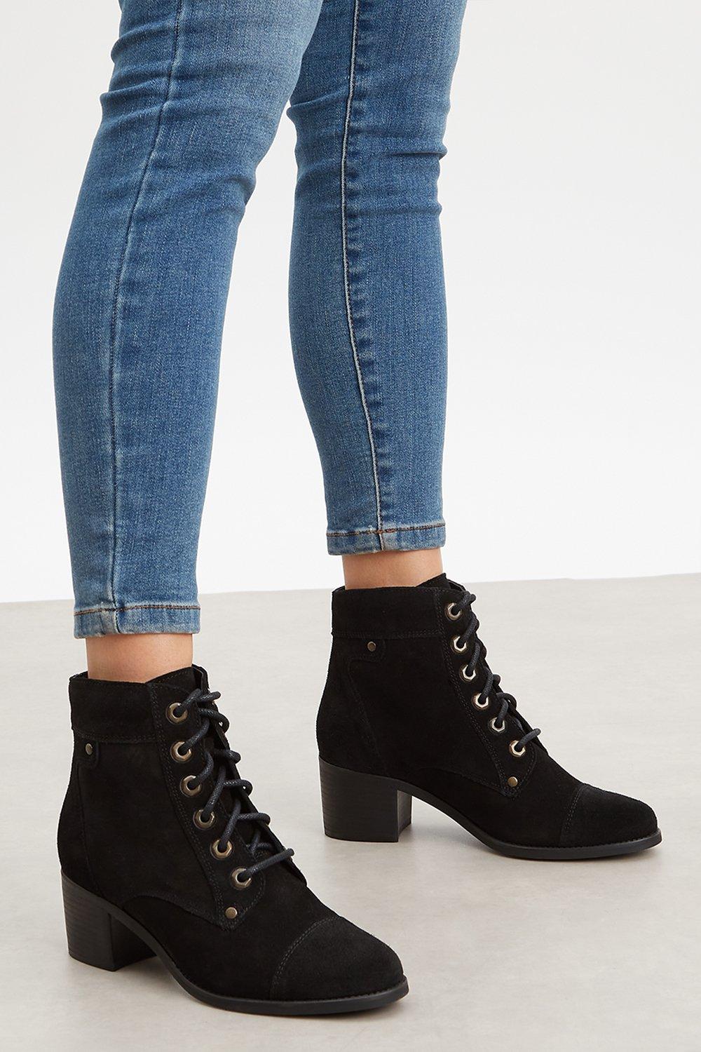debenhams ladies black ankle boots