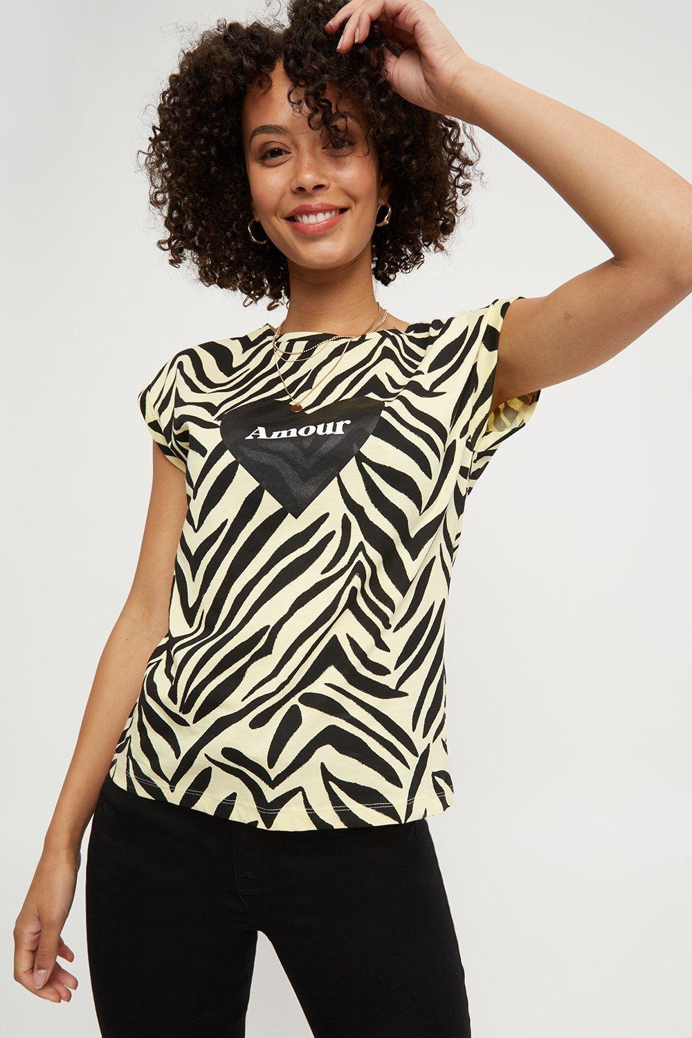 T-Shirts | Organic Cotton Amour T-Shirt | Dorothy Perkins