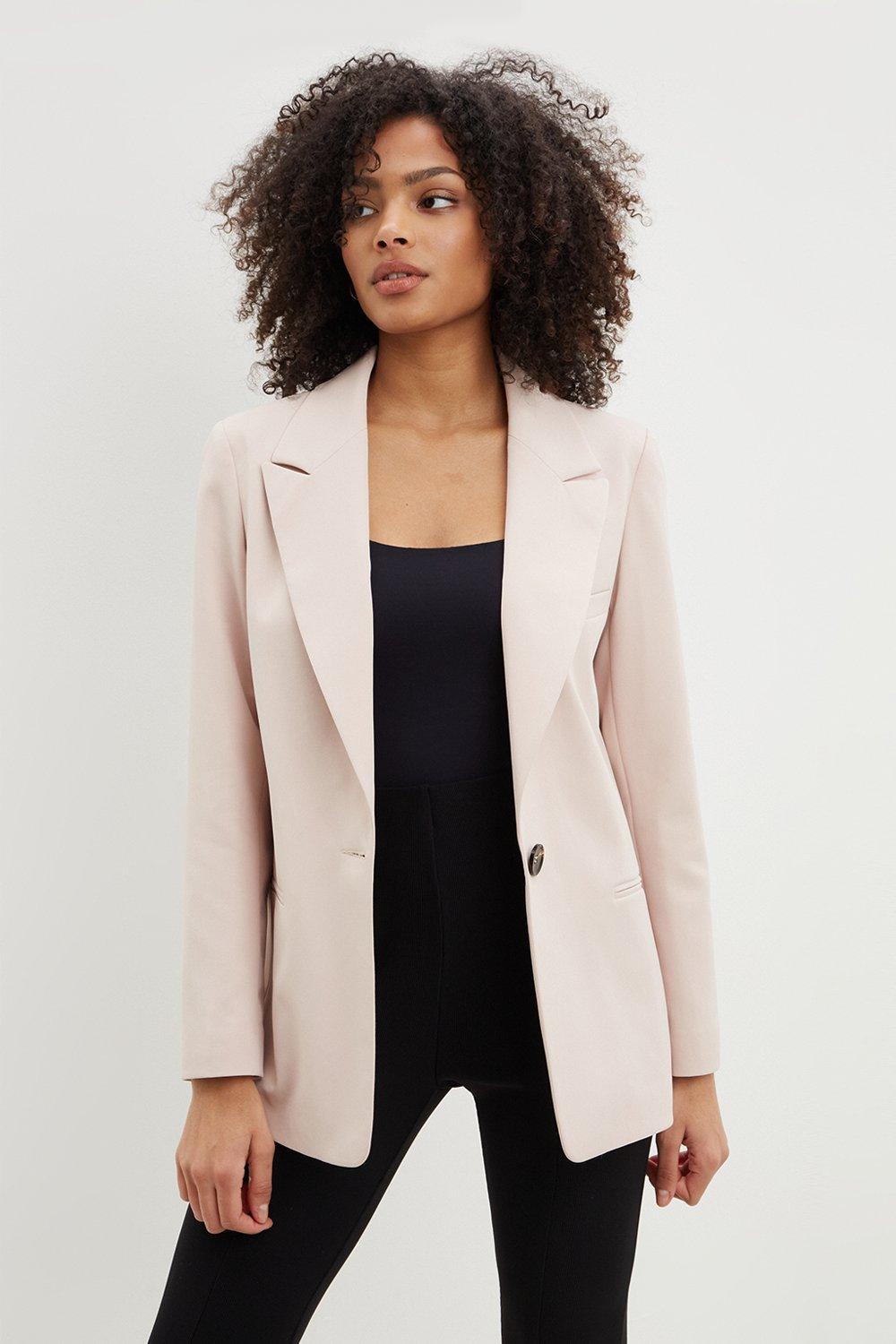 Jackets & Coats | Straight Pocket Blazer | Dorothy Perkins