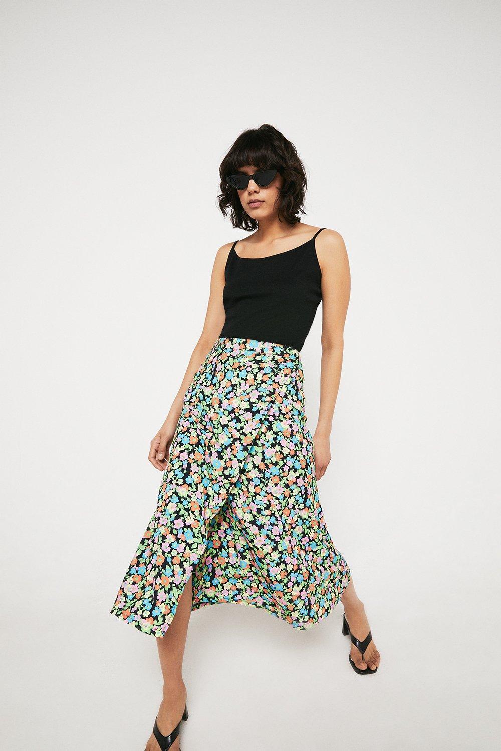 warehouse wrap skirt