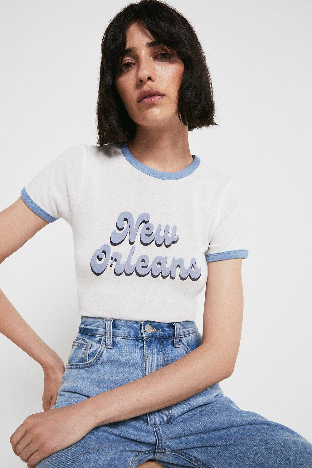 T-Shirts | New Orleans Slim Tee | Warehouse