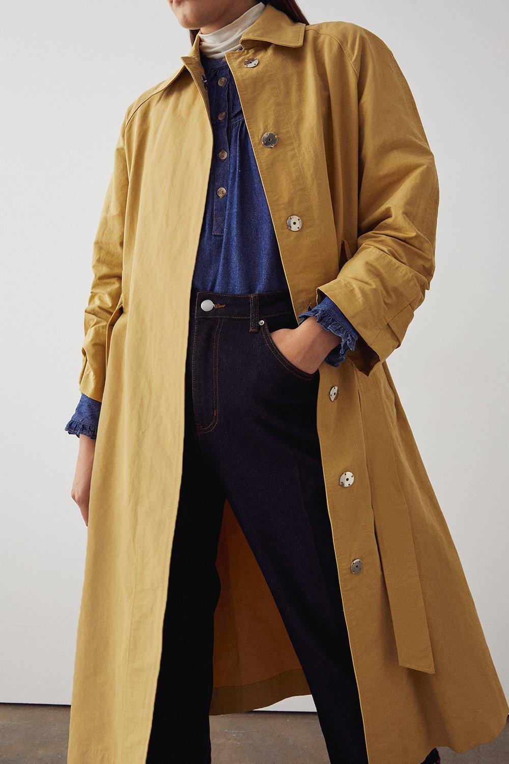 Jackets & Coats | Raglan Sleeve Mac | Warehouse