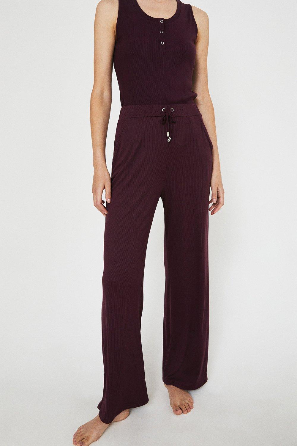 Loungewear Wide Leg Lounge Trousers Warehouse