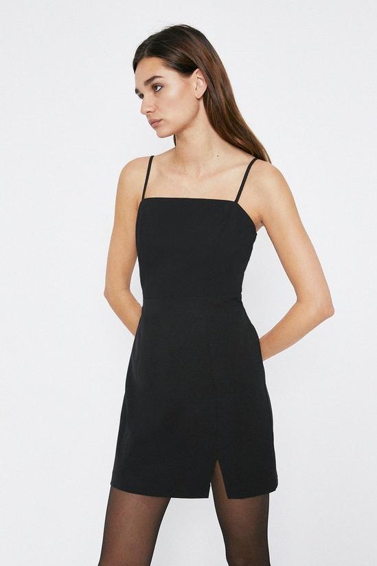Dresses | Tailored Notch Hem Mini Dress | Warehouse
