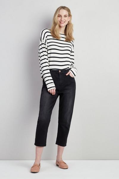 Wallis  Petite Demi Cropped Straight Jeans