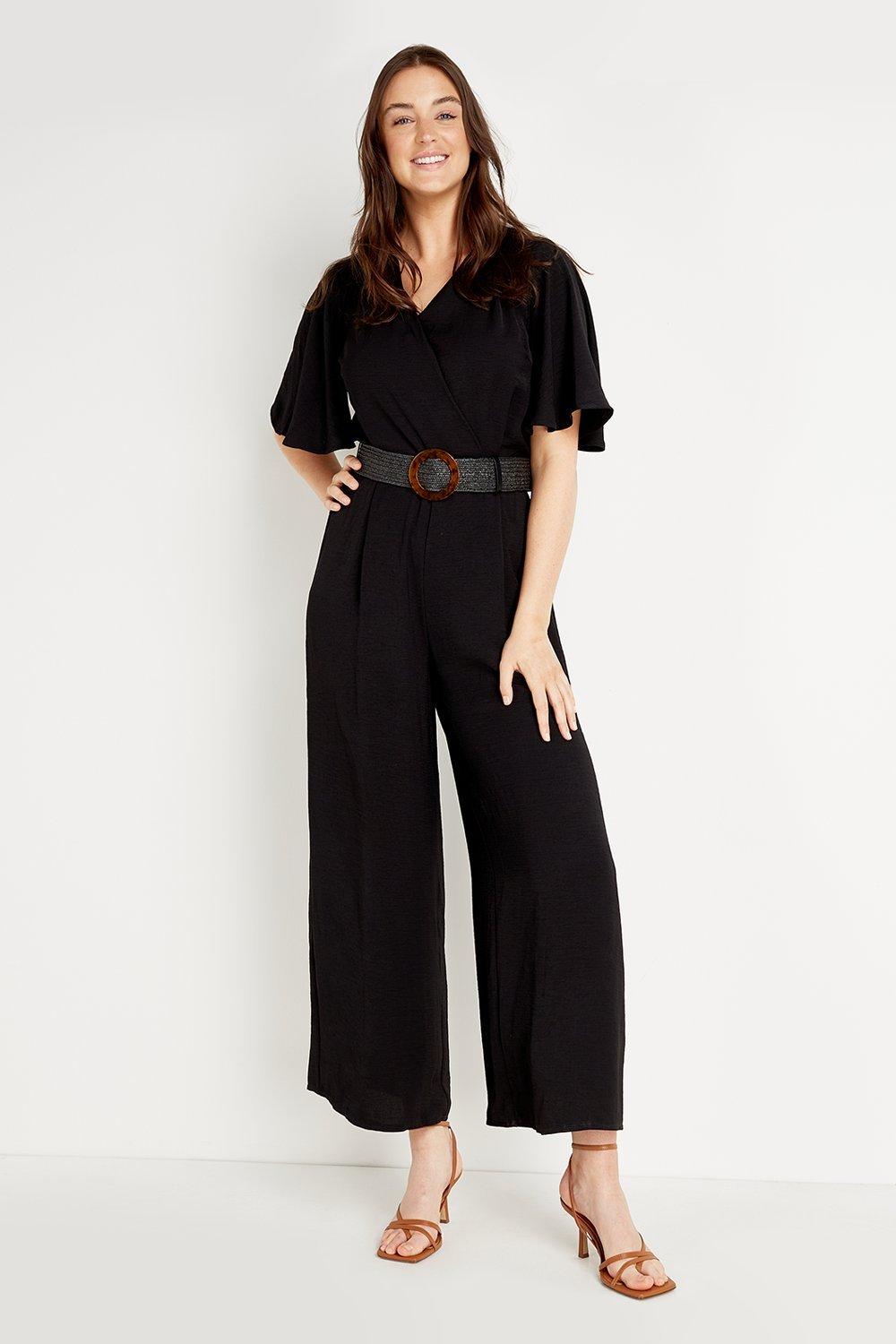 Jumpsuits | Wrap Belted Jumpsuit | Wallis