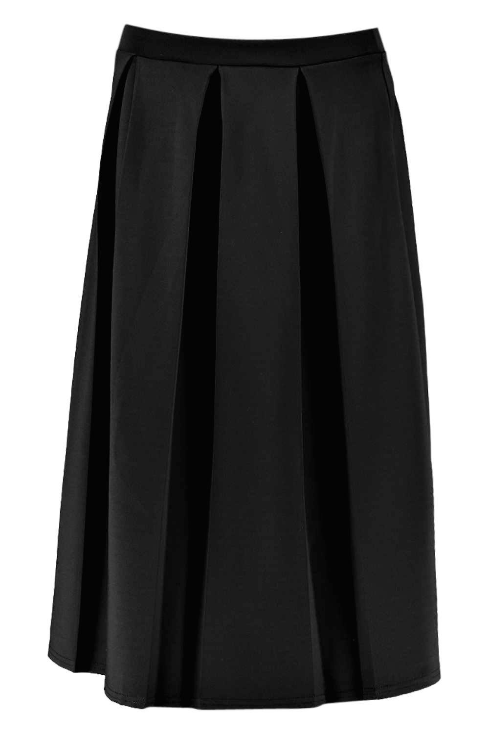 boohoo pleated skirts