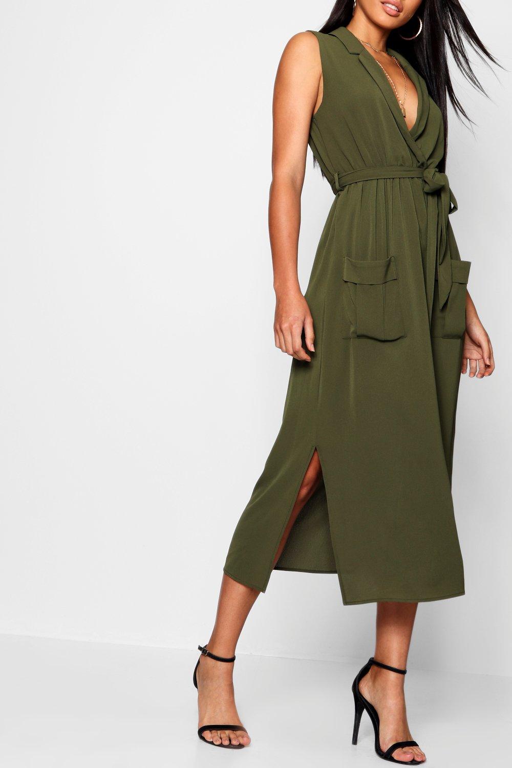 Boohoo midi shirt dress hotsell