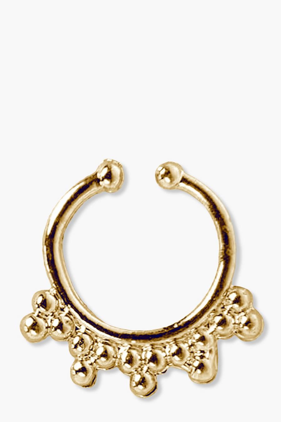 Alica Ring für Fake-Septum, Gold image number 1