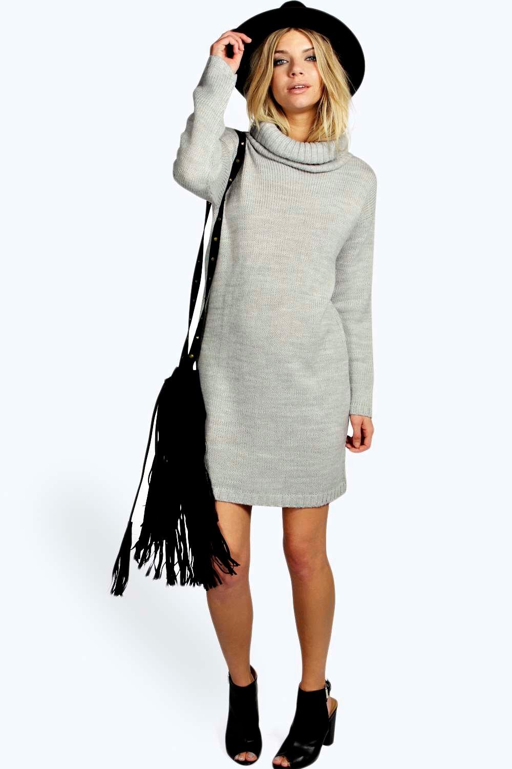 cowl neck jumper dress uk