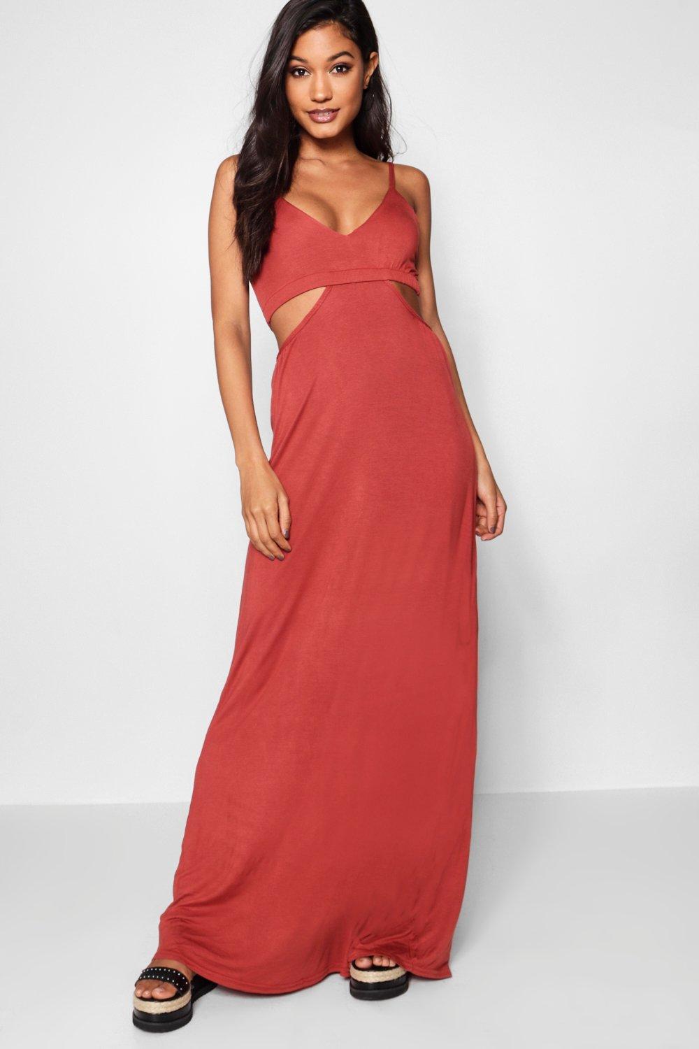 cut out maxi dress uk