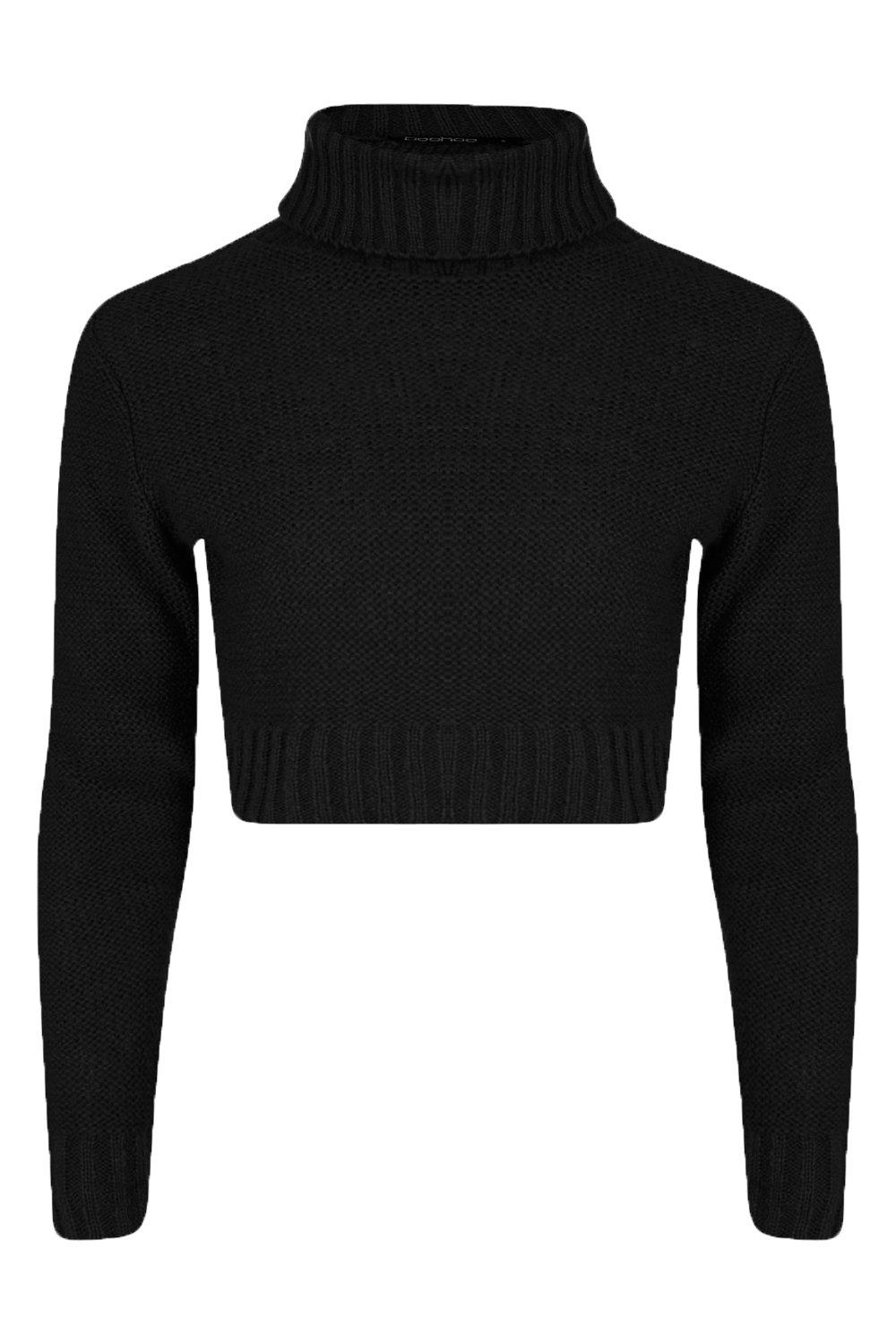 Turtle Neck Crop Jumper