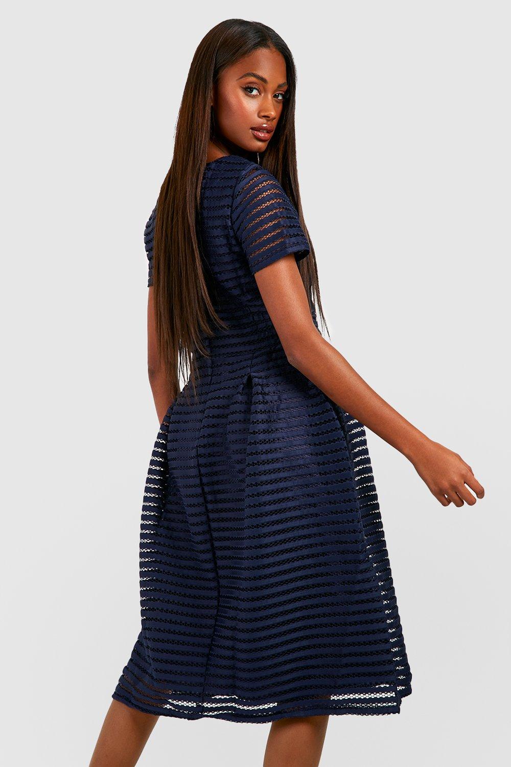 Boohoo 2025 navy dress