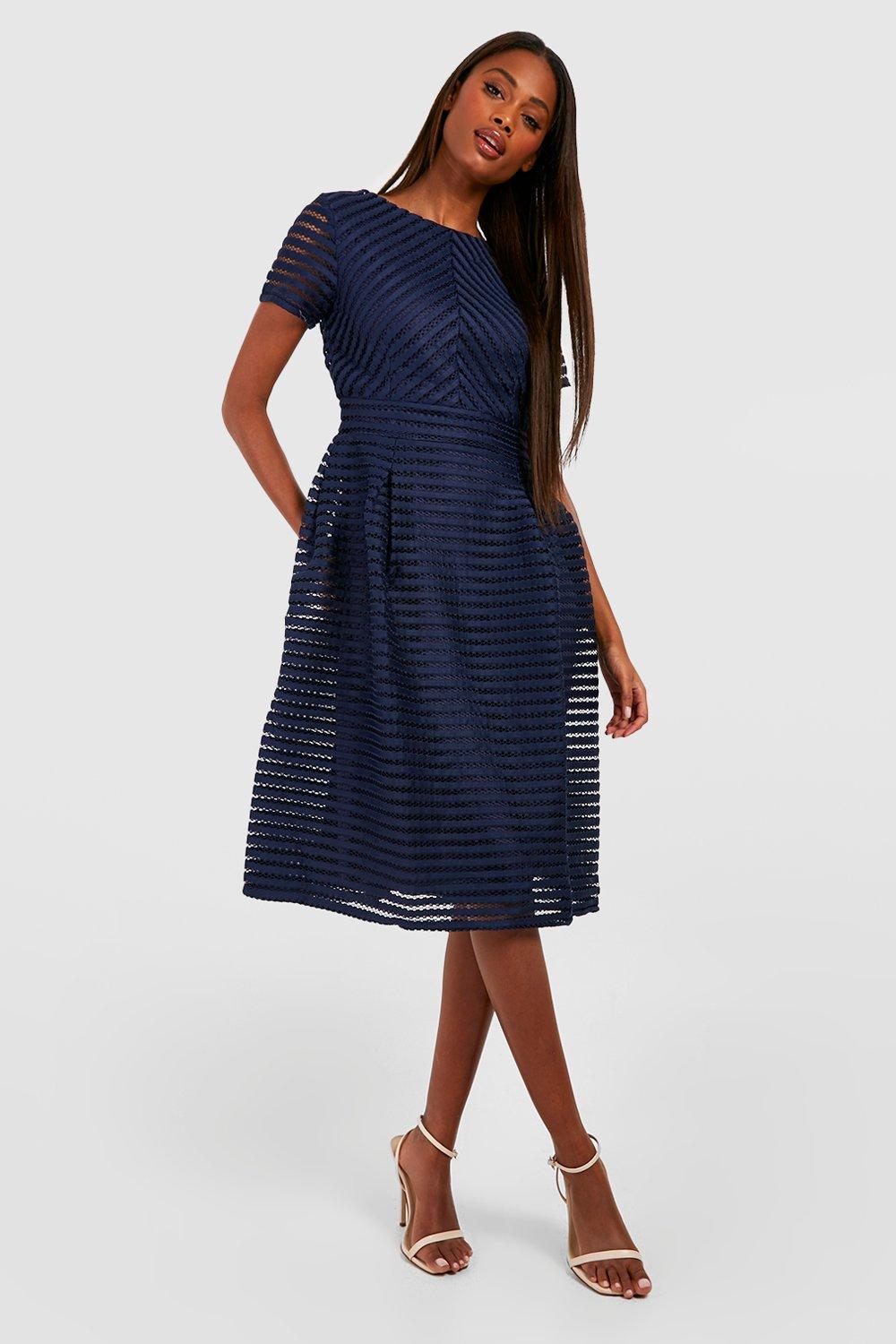 Midi dress clearance boohoo