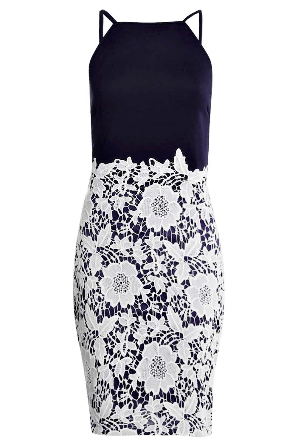 boohoo crochet dress