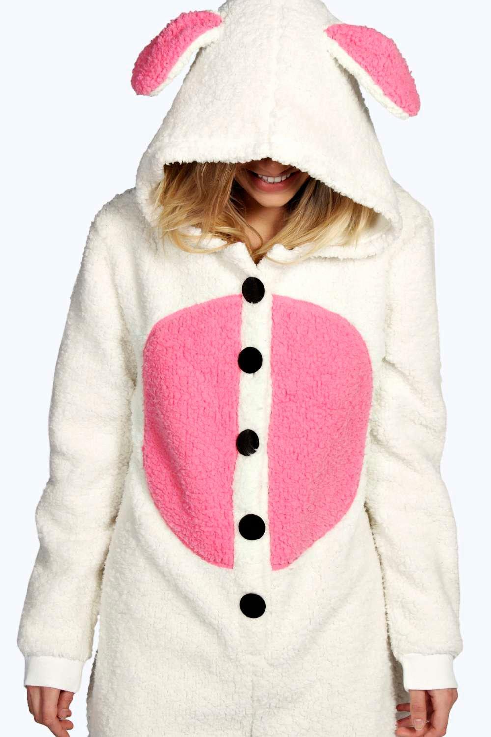 White discount bunny onesie