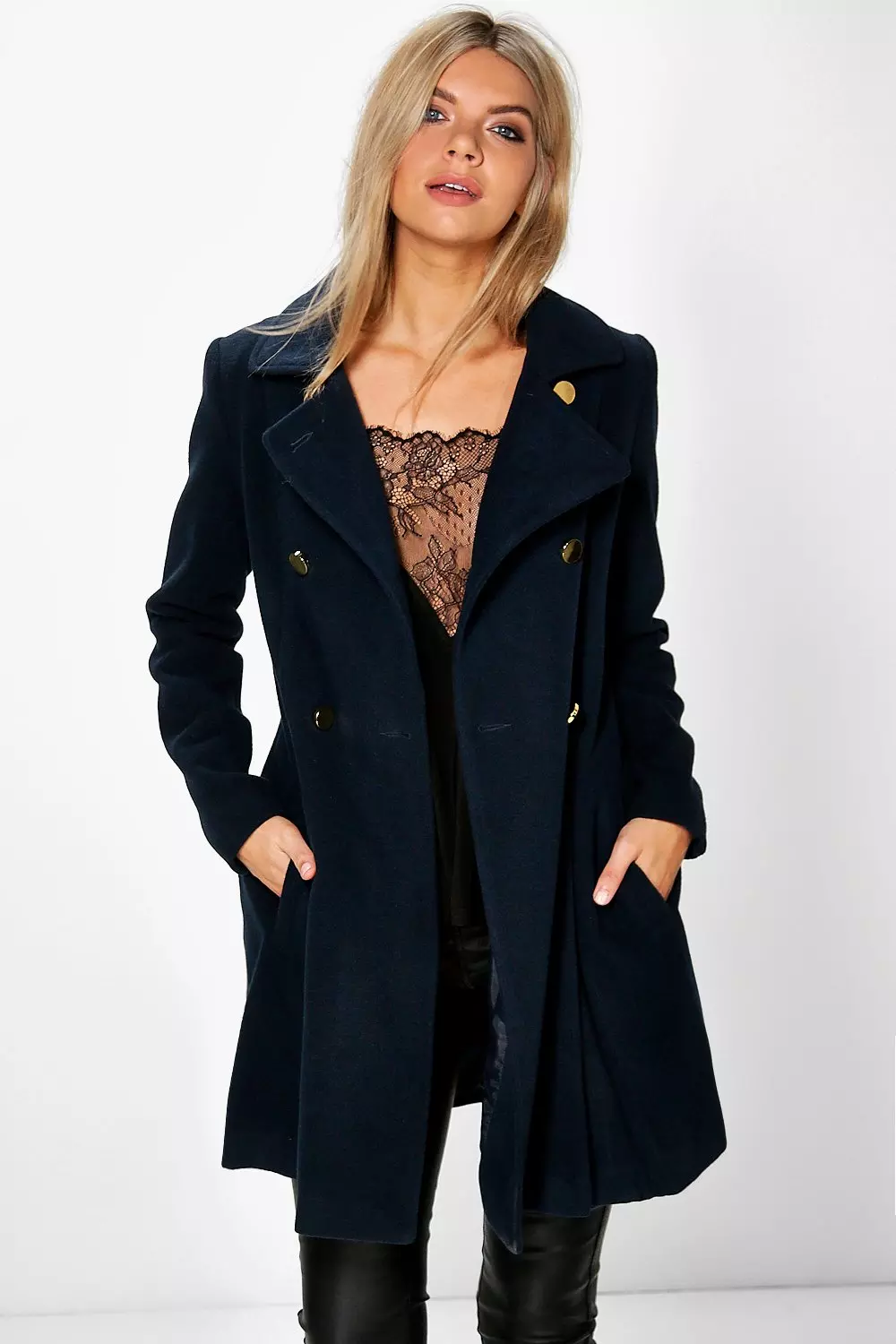 Fit and flare coats on sale next