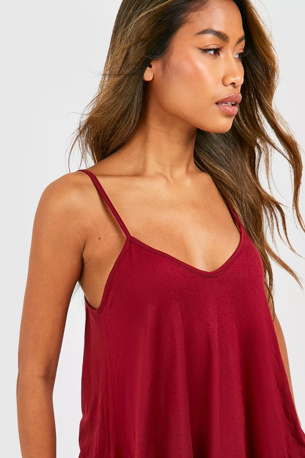 Wine Basic Swing Cami Top alternative image