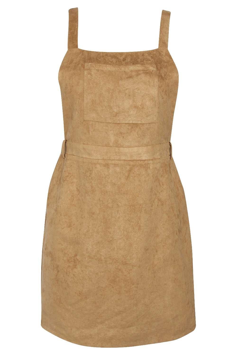 boohoo suede dress