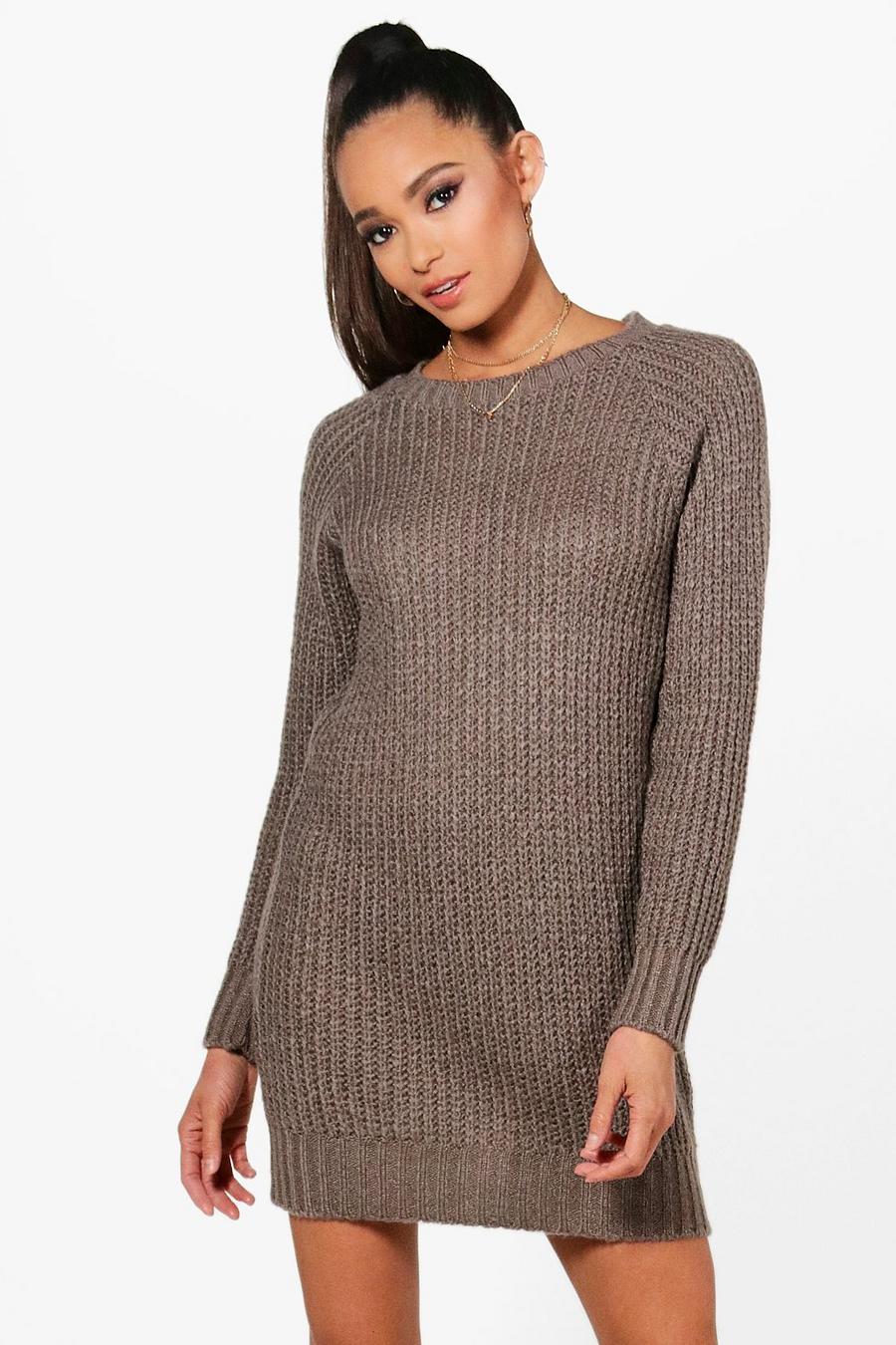 Smoke Soft Knitted Sweater Dress image number 1