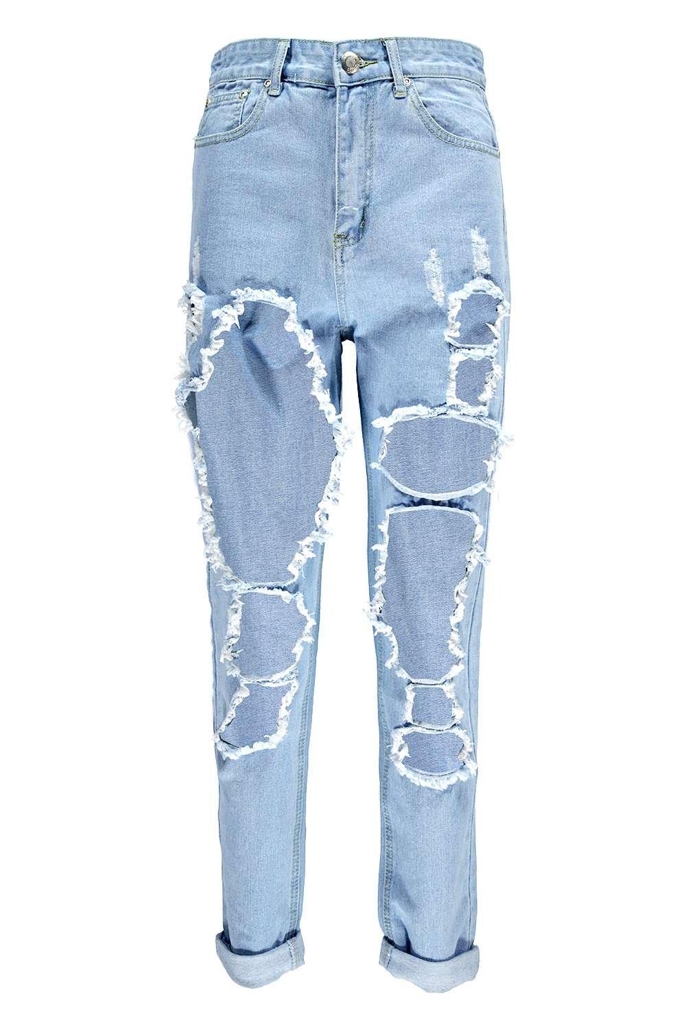 shredded mom jeans