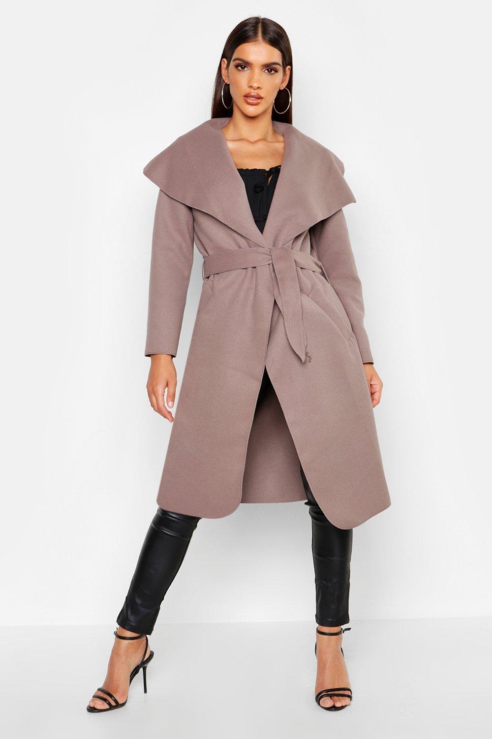 Boohoo shawl sale coat