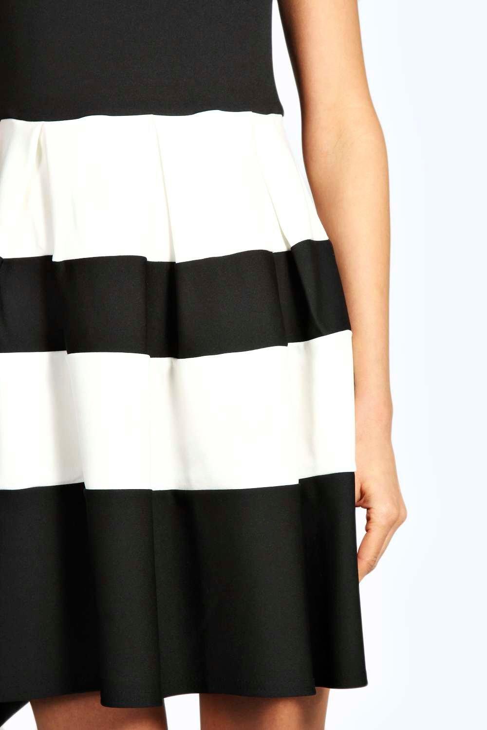 Monochrome 2024 skater dress