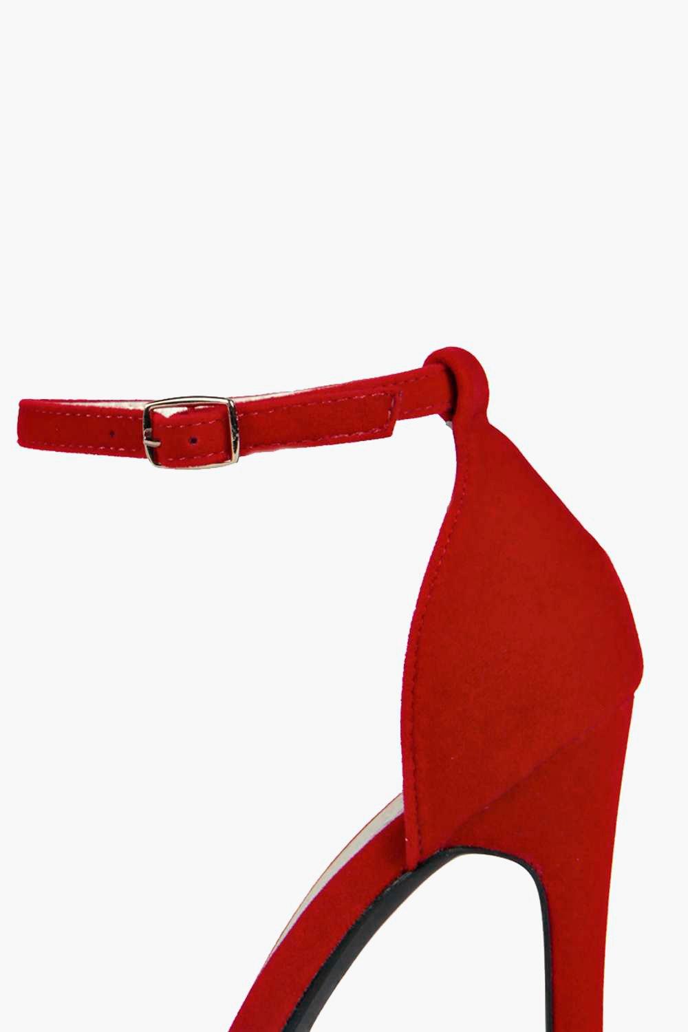 boohoo red heels