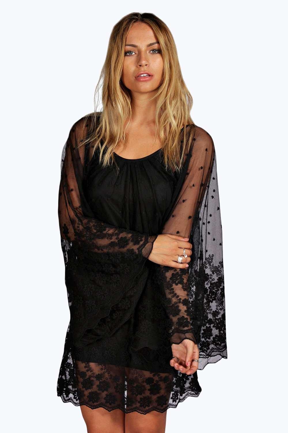 batwing dress boohoo