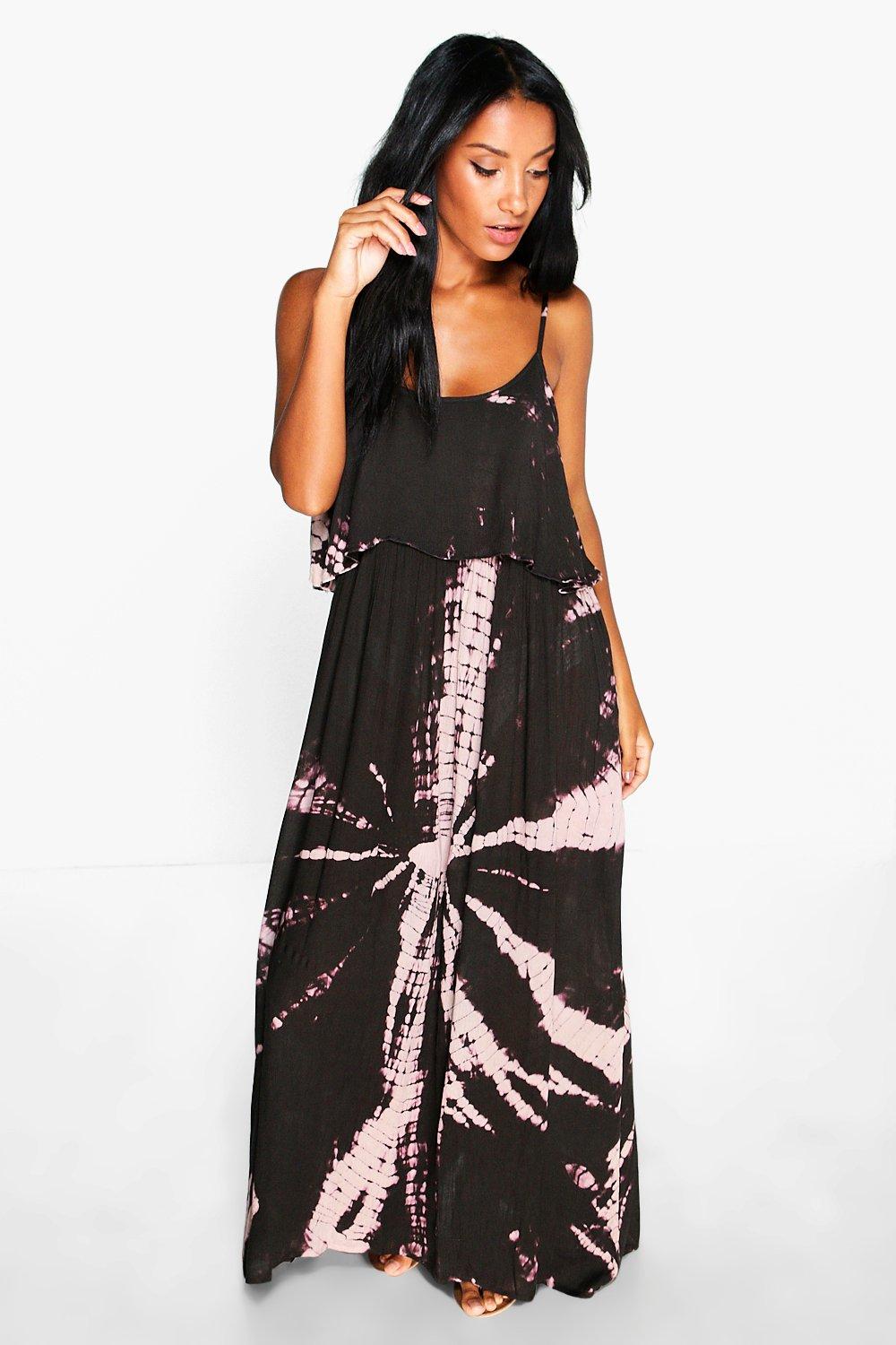tie dye maxi dress canada