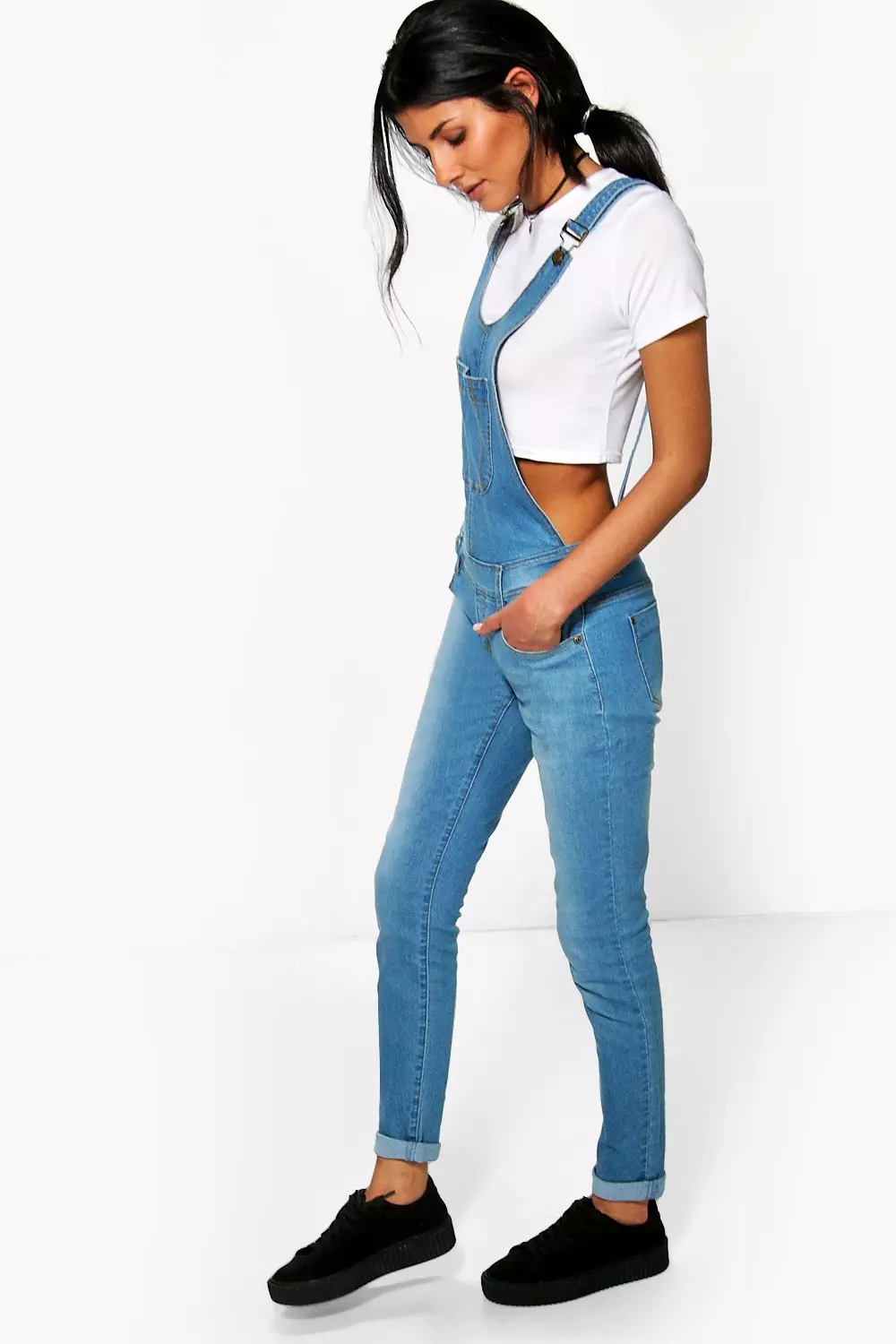 Skinny dungaree hot sale