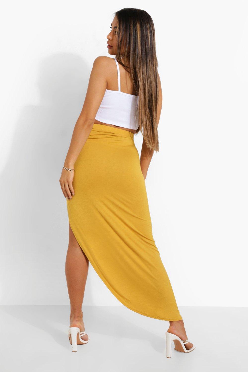 Petite Michelle Viscose Maxi Skirt boohoo